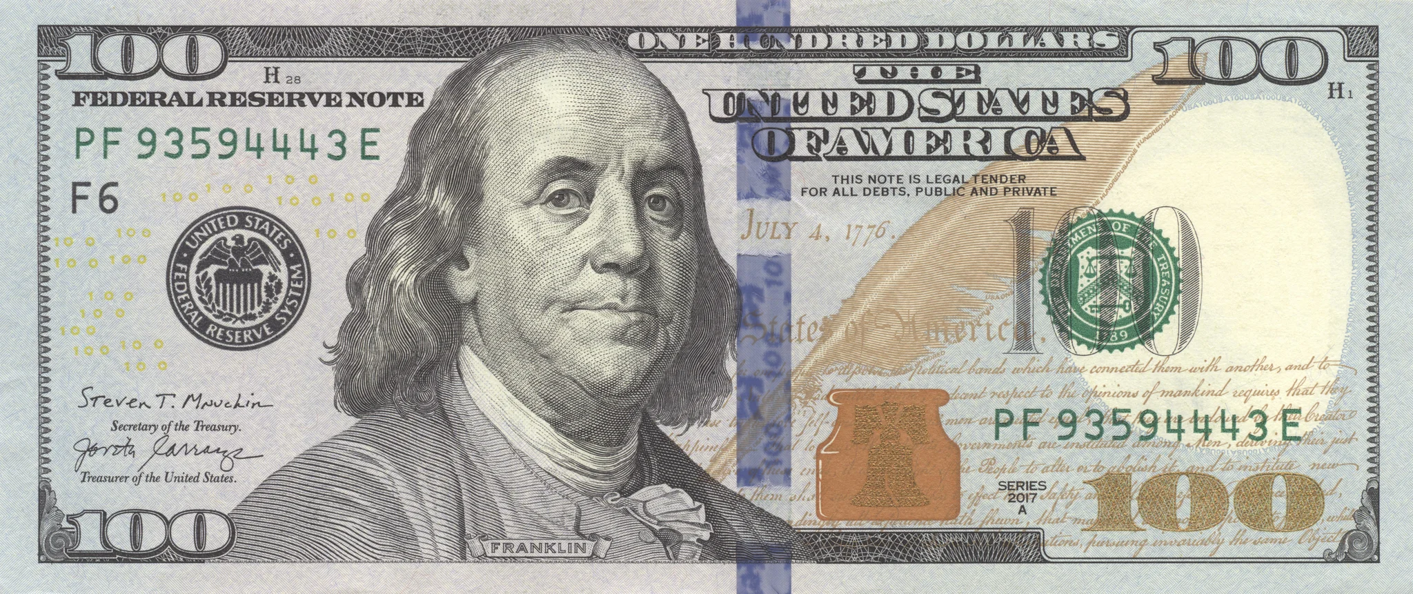US $100 bill